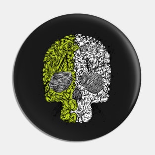 Pop Art Skull Pin