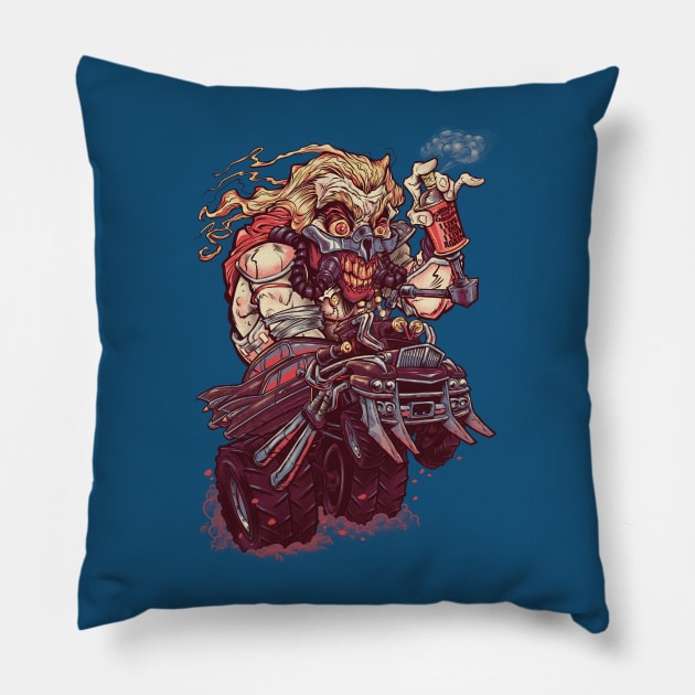 Immortan Fink Pillow by poopsmoothie