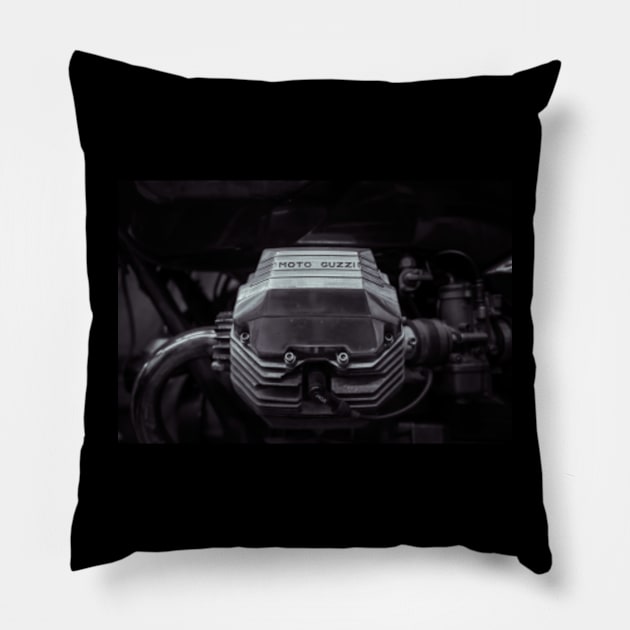 Guzzi Motor Pillow by Silver Linings