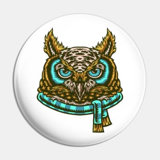 Winter Owl Pin