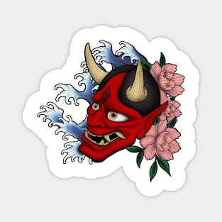 Japanese Hannya mask Magnet