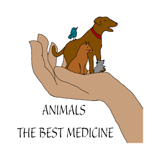 Animals the best medicine T-Shirt