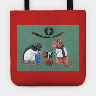 Rat Christmas Jumper Tote