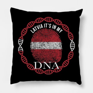 Latvia Its In My DNA - Gift for Latvian From Latvia Pillow