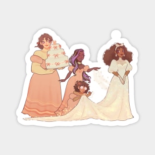 Dolores wedding day Magnet