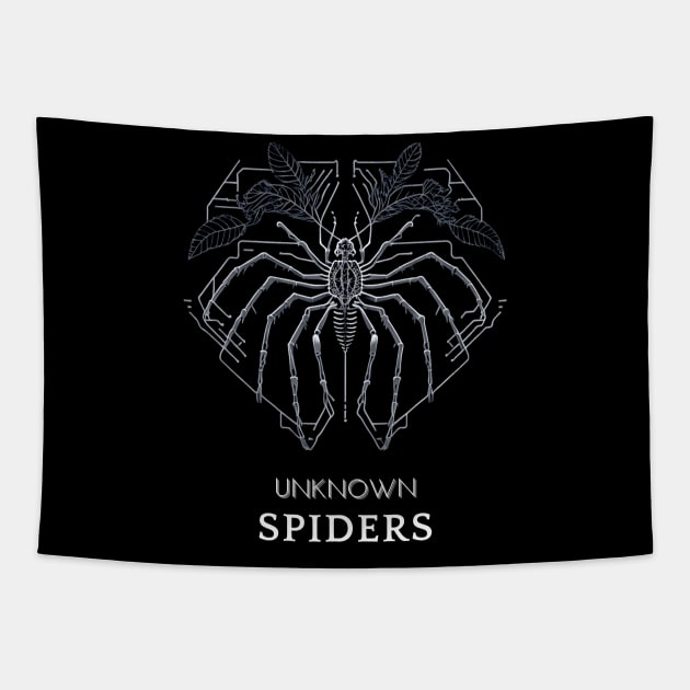 Design for exotic pet lovers - spiders Tapestry by UNKNOWN COMPANY