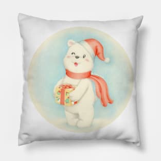 Christmas bear Pillow