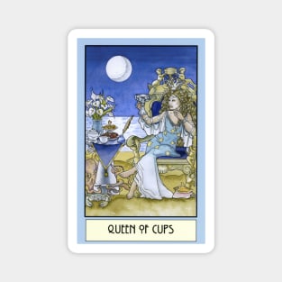 Queen of Cups, Card Magnet