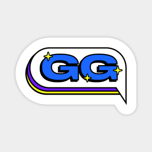 GG Good Game Video games Retro gaming Magnet