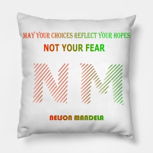 Nelson Mandela quote Pillow