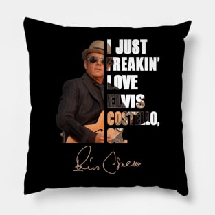 I Love Him And Music Of Him Pillow