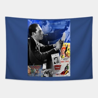 George Gershwin Collage Portrait Tapestry