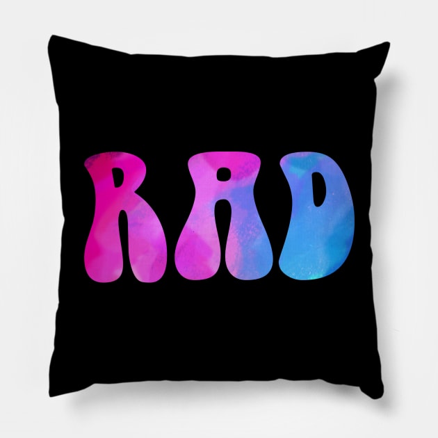 RAD Pillow by lolosenese