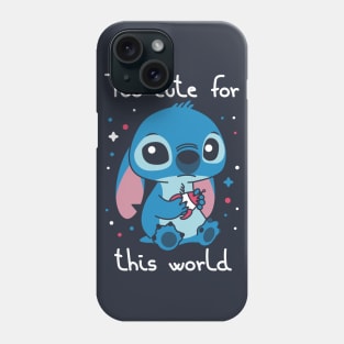 Too cute for this world Phone Case