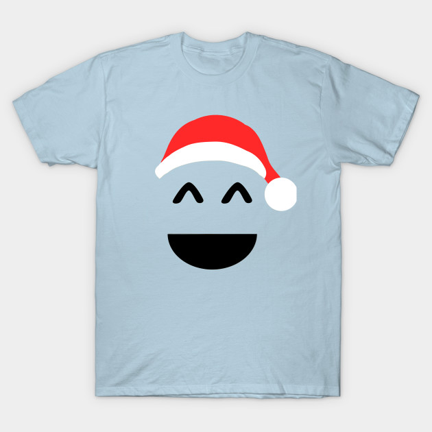 laughing face emoji santa