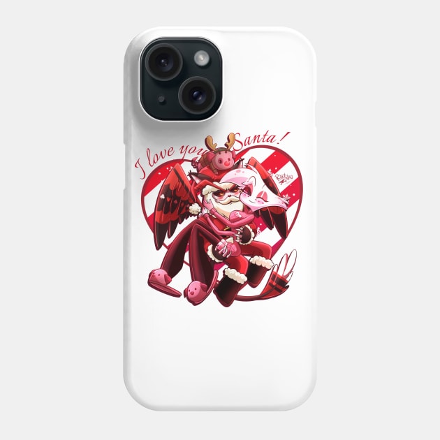 Angel Dust x Husk at Christmas Phone Case by RilexNao