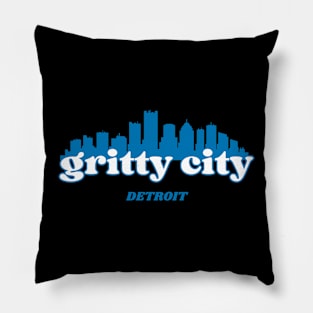 Detroit Gritty City Pillow