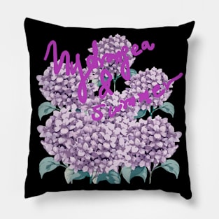 hydrangea and summer Pillow