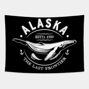 Alaska The Last Frontier Whale Home Cruise Tapestry