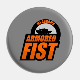 M1 Abrams Armored Fist Pin