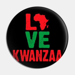 Love Kwanzaa Pin