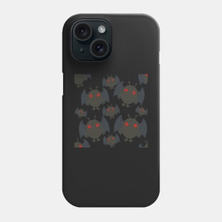 Mothman Emoji Pattern Phone Case