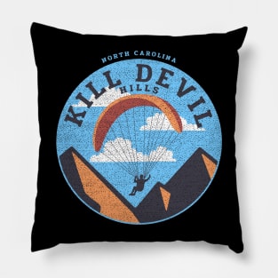 Kill Devil Hills, North Carolina Sand Dunes Hang Gliding Pillow