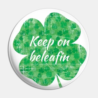 Clover Lucky Charm Leaf Pin