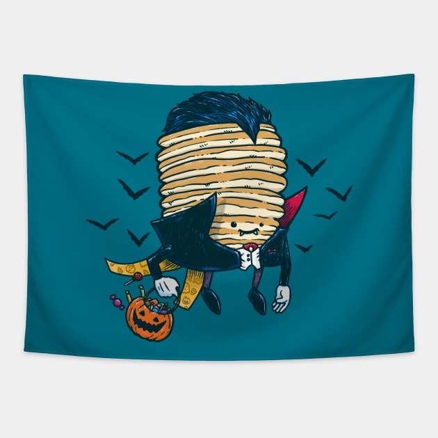 Spooky Pancake Tapestry by nickv47