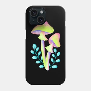 Everyone Know Magic Mushroom With Leaves Over The Next Phone Case