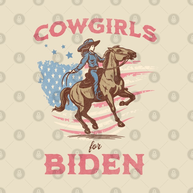 Cowgirls for Biden Western Retro Rodeo by PUFFYP