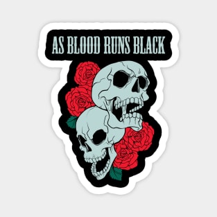 AS BLOOD RUNS BLACK BAND Magnet