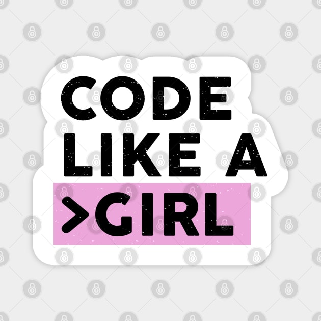 Code Like a Girl Magnet by alissawang