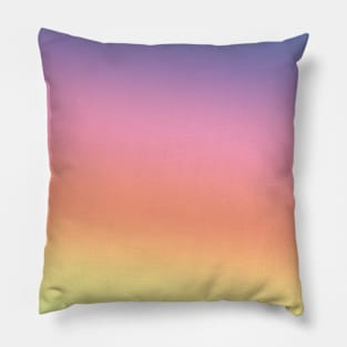 Colorful Rainbow Gradient Pattern Print Pillow