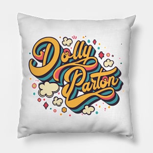 Dolly Parton // Typography Pillow