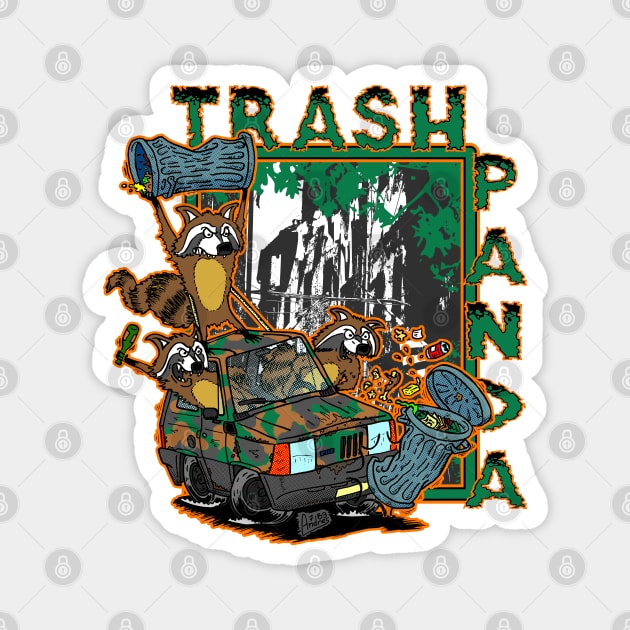 Trash Panda Magnet by Andres7B9