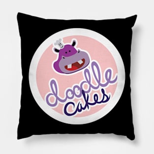 Doodlecakes Circle Logo Pillow