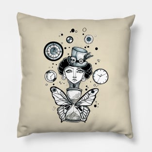 Time Flies Pillow