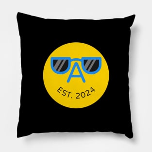 Dad Est 2024 New Fathers Day Gifts Pillow