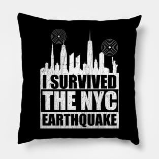 I Survived The NYC Earthquake Pillow