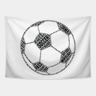 Soccer Ball Heart Boys Men Sports Gifts product Tapestry