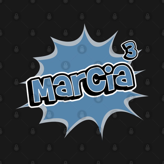 Marcia To The Power Of 3 by Kenny The Bartender's Tee Emporium