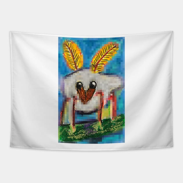 Luna Moth Tapestry by Kater