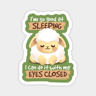 Sleeping sheep Magnet