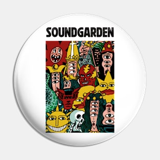 Monsters Party of Soundgarden Pin