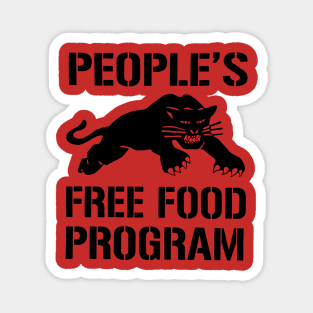 Black Panther Party Tee Magnet