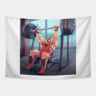 Workout Zangief Tapestry