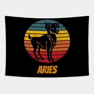 Aries Zodiac Retro vintage style Tapestry