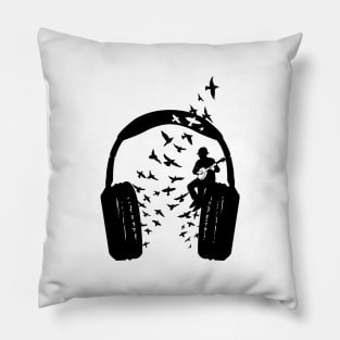 Headphone Banjo Pillow