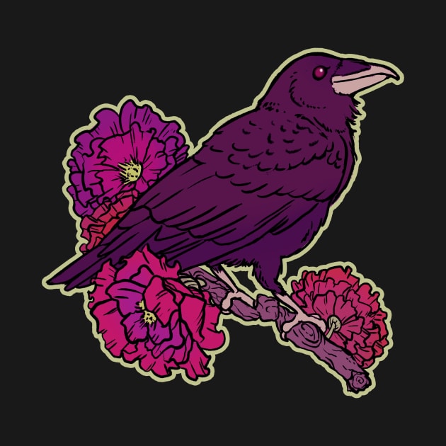 Flower Crow by iisjah